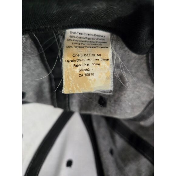 VANS Floral Hat Snap Back Cap Grey One Size Vintage Unisex Streetwear - Picture 3 of 3